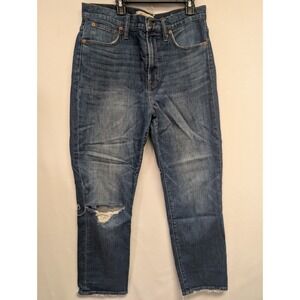 Classic Blue Distressed Jeans
